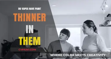 Vapes and Paint Thinner: Uncovering the Truth About Ingredients