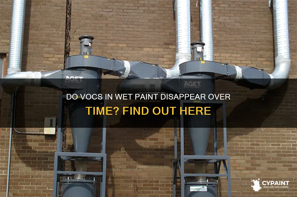 do vocs in wet paint go away