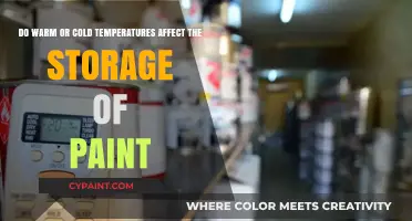 Warm vs. Cold: How Temperature Impacts Paint Storage Effectiveness