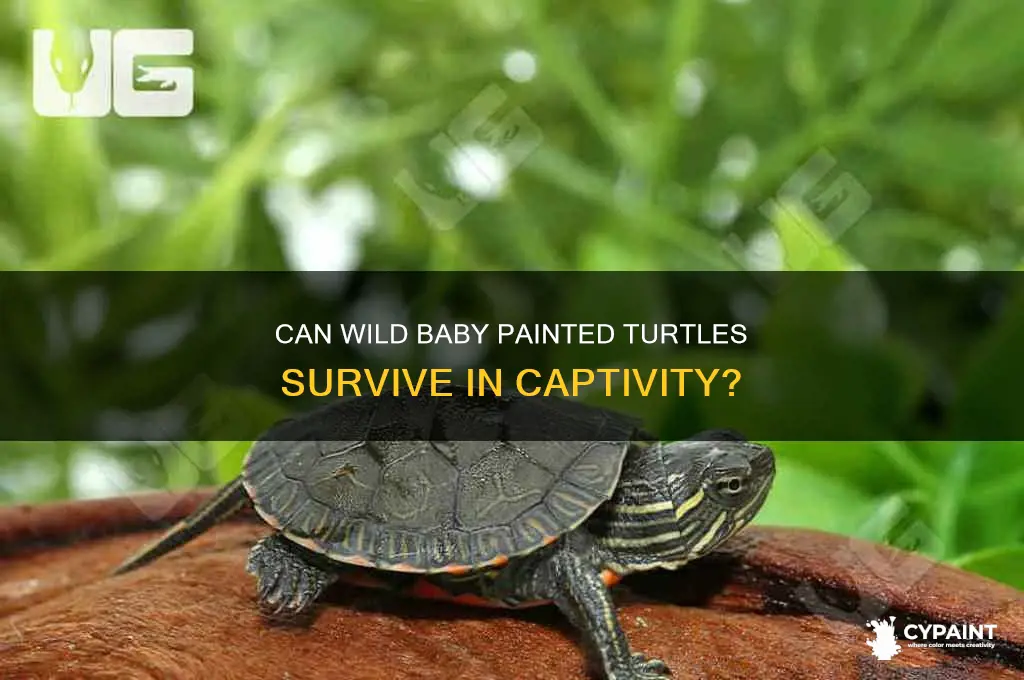 do wild baby painted turtles survive when you keep obe