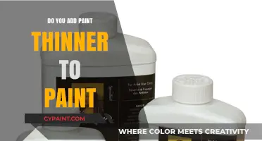 Should You Add Paint Thinner to Paint? A Comprehensive Guide