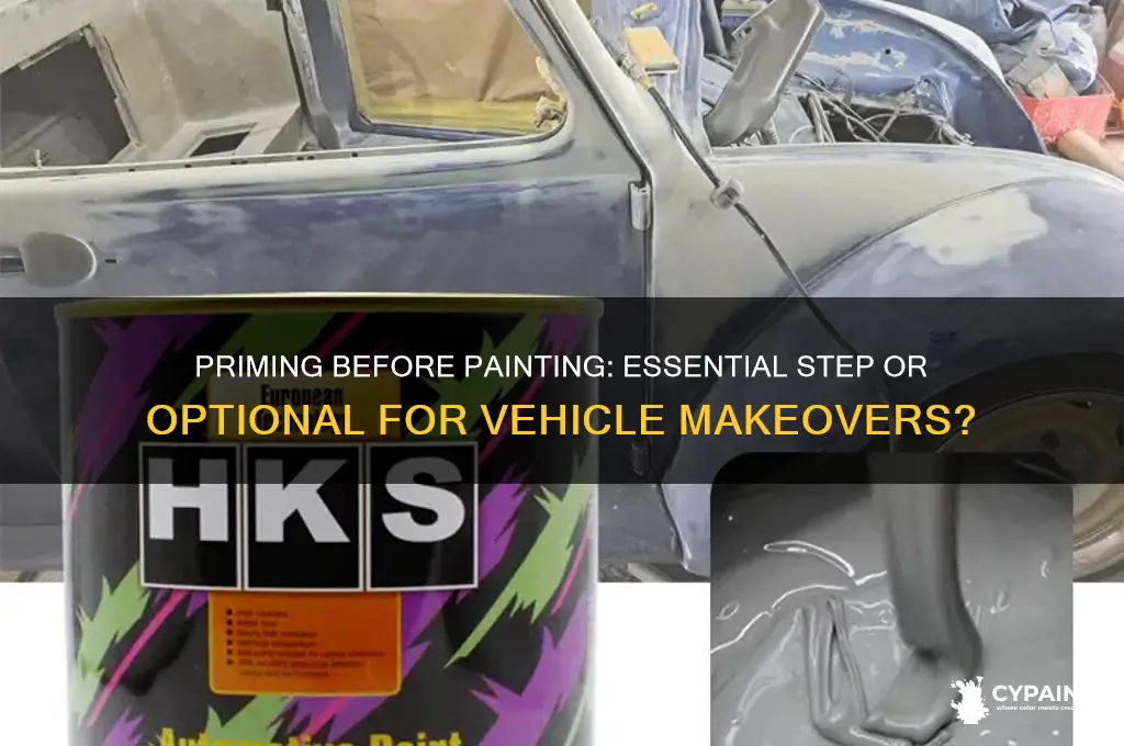 do you always prime before painting a vehicle