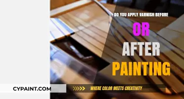 Varnish Application: Before or After Painting? A Clear Guide