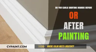 Caulking Skirting Boards: Before or After Painting?