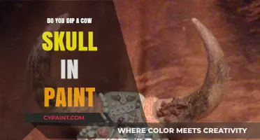 Creative Cow Skull Art: Dipping Techniques for Unique Decor