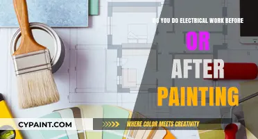 Electrical Work and Painting: Which Comes First?
