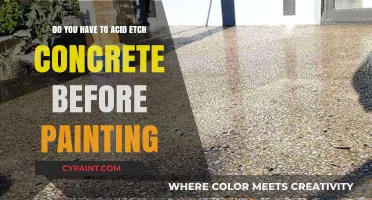 The Importance of Acid Etching Concrete Before Painting
