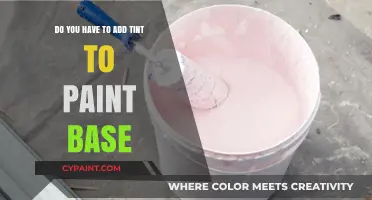 The Importance of Adding Tint to Paint Base