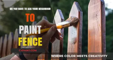 Should You Request Your Neighbor to Paint the Shared Fence?