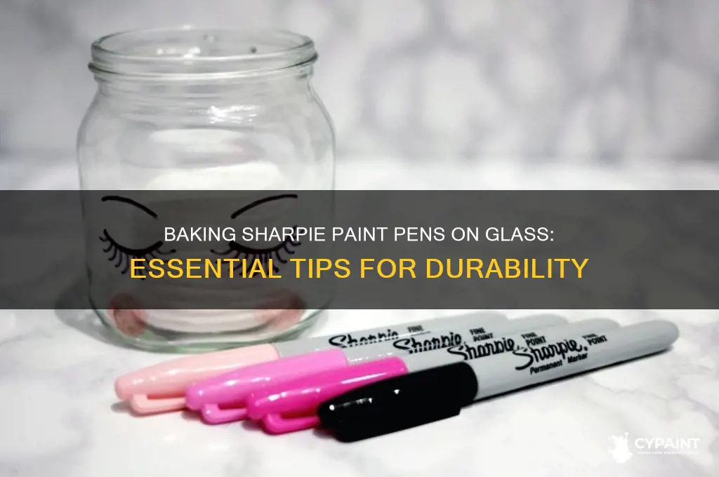 do you have to bake sharpie paint pens on glass