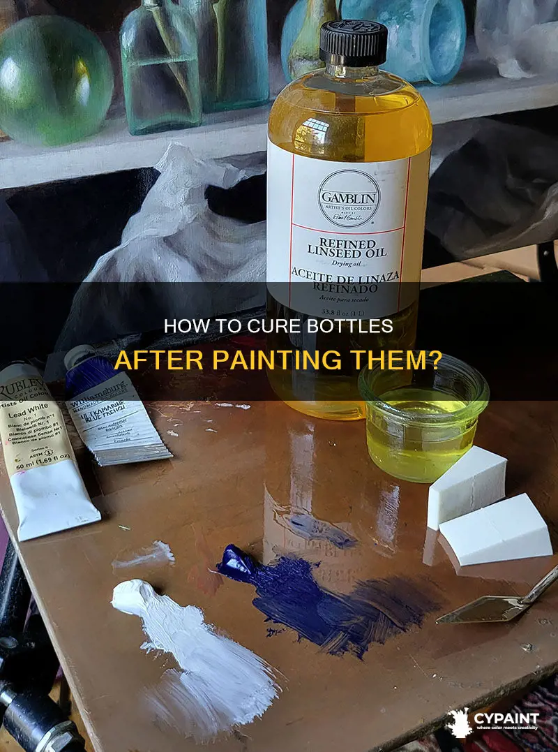 do you have to cure bottles after painting them