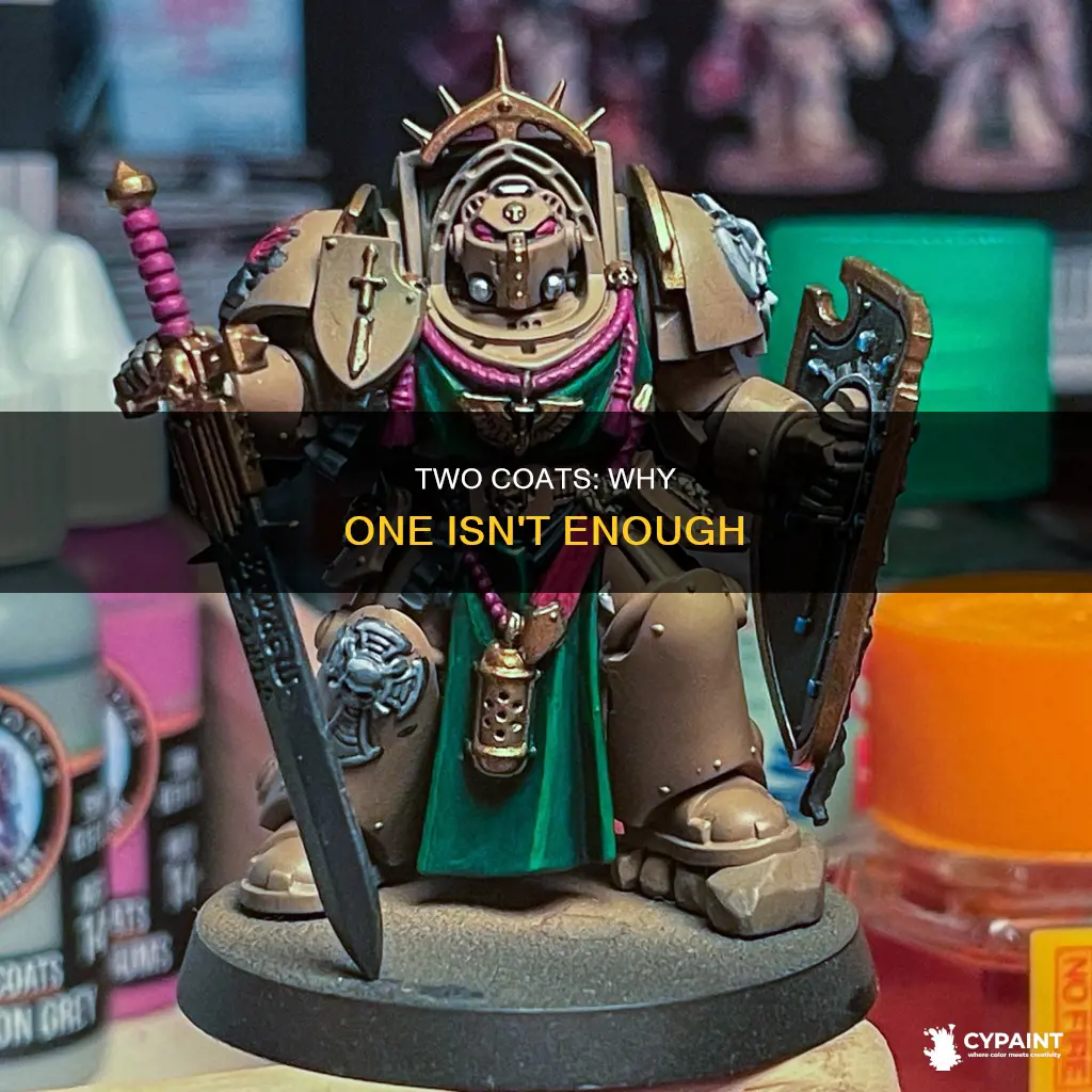do you have to do 2 coats of paint