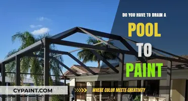 How to Paint Your Pool Without Draining It