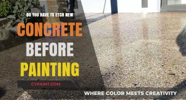 The Best Way to Paint New Concrete: Etching Required?