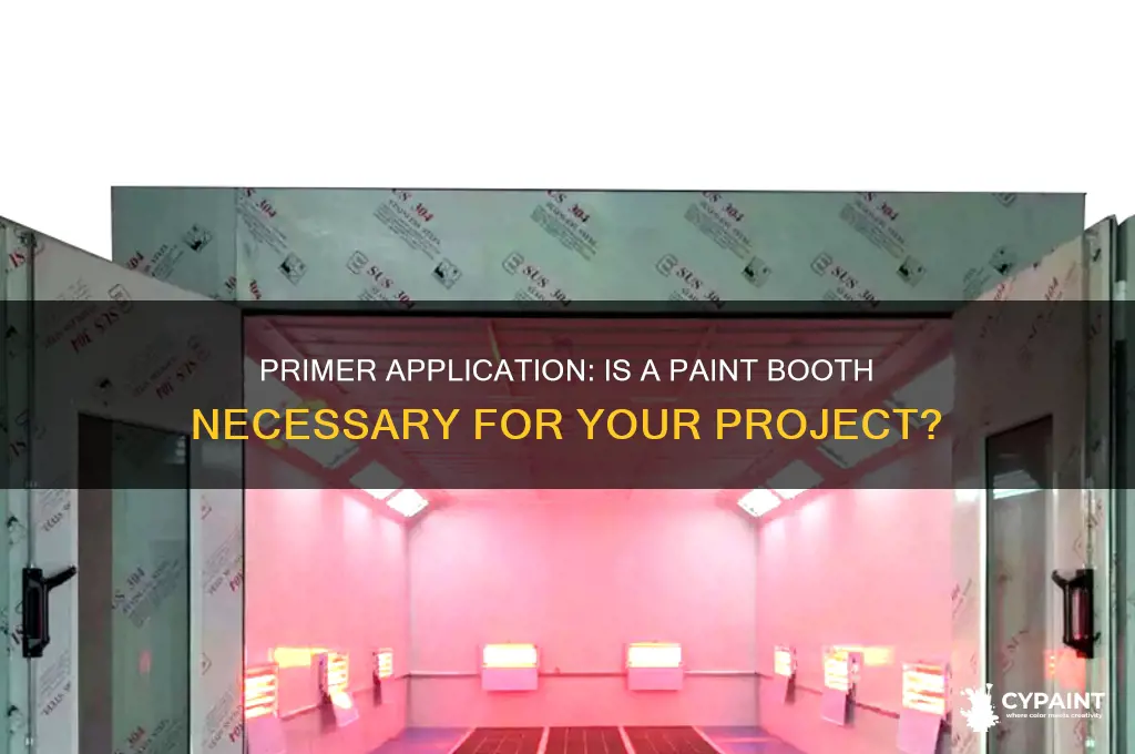 do you have to have a paint booth for primer
