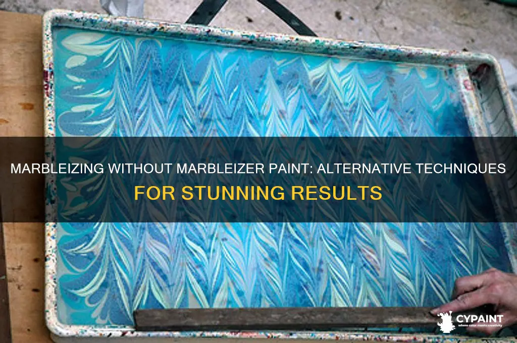 do you have to marbleize with marbleixer paint