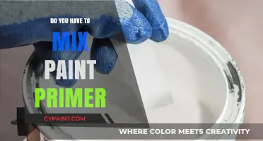 Should You Mix Paint Primer? A Guide to Proper Application