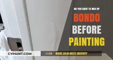 The Best Way to Mix Bondo Before Painting