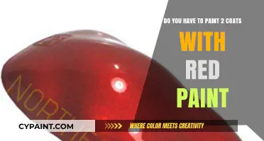 Red Paint Application: Is One Coat Enough or Do Two Coats Apply?