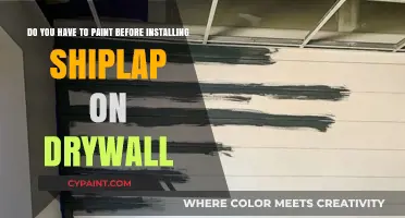 Should You Paint Before Installing Shiplap on Drywall? Tips & Tricks