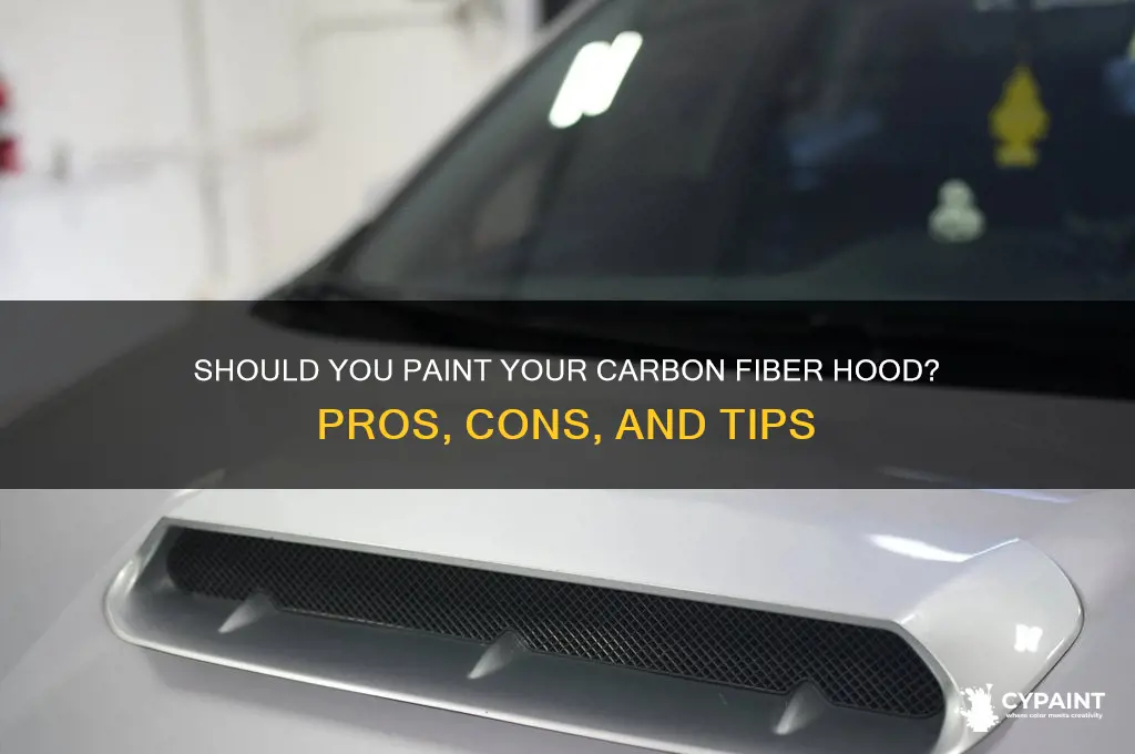 do you have to paint carbon fiber hood