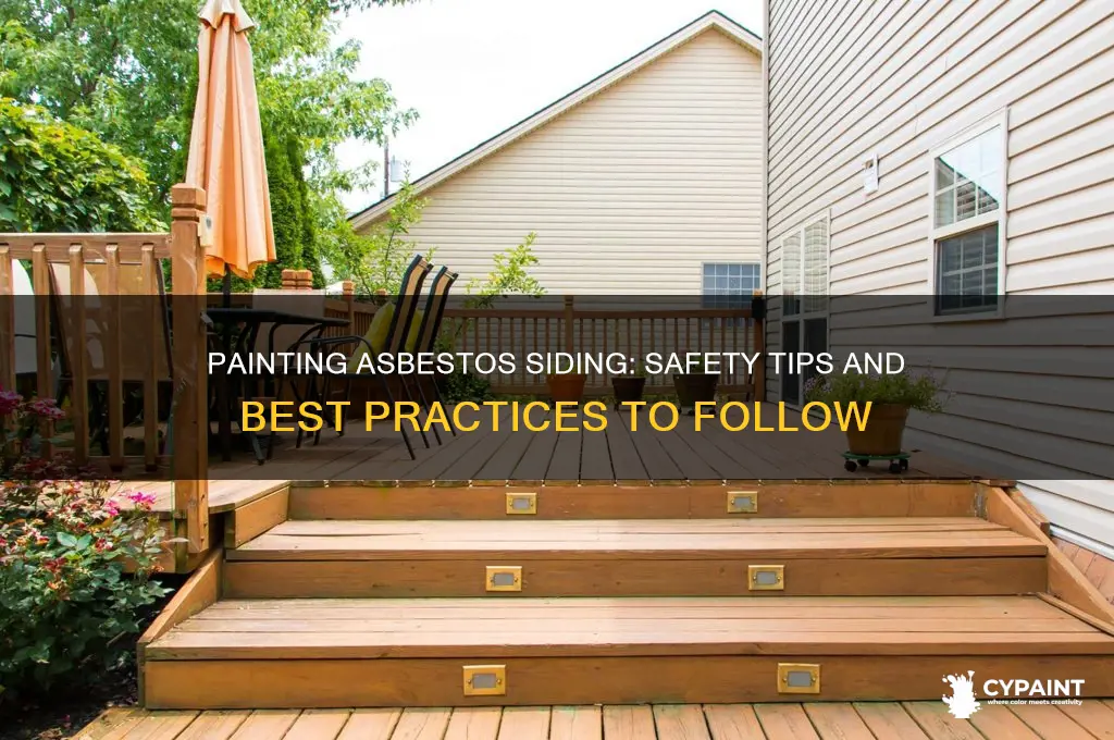 do you have to paint over asbestos siding