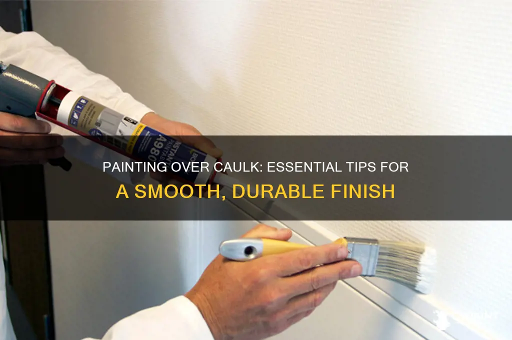 do you have to paint over calk