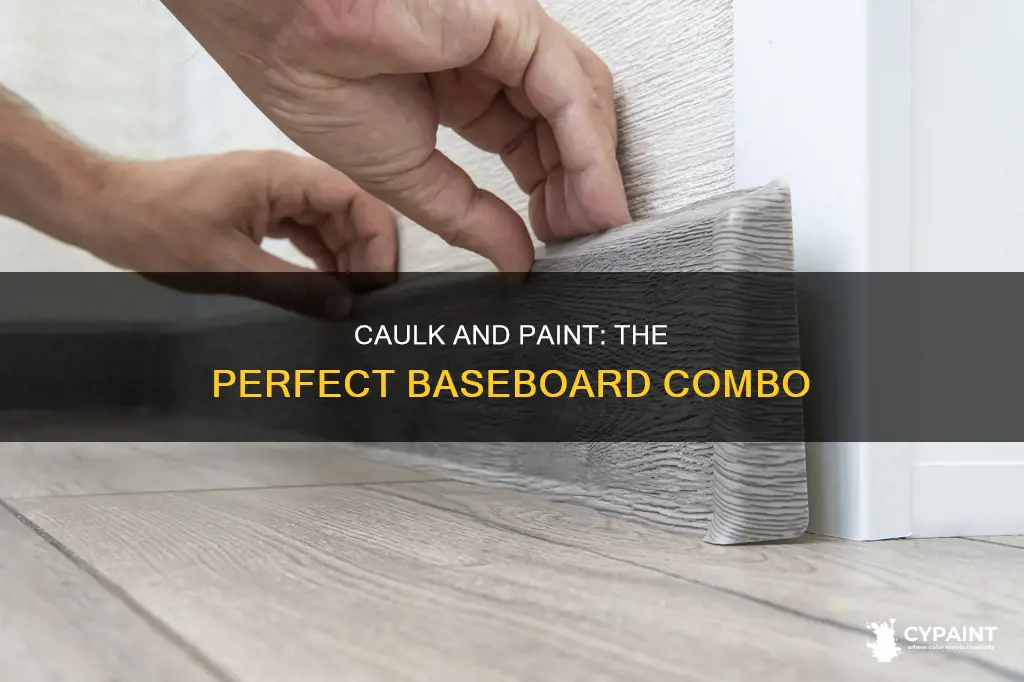 do you have to paint over caulk on baseboards
