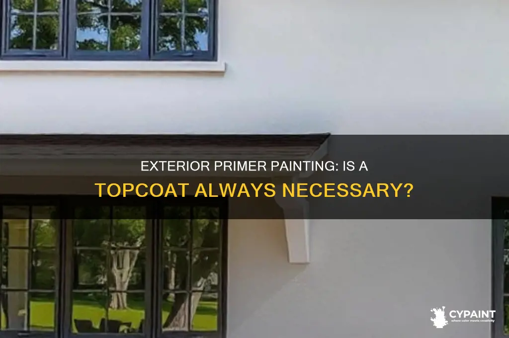 do you have to paint over exterior primer