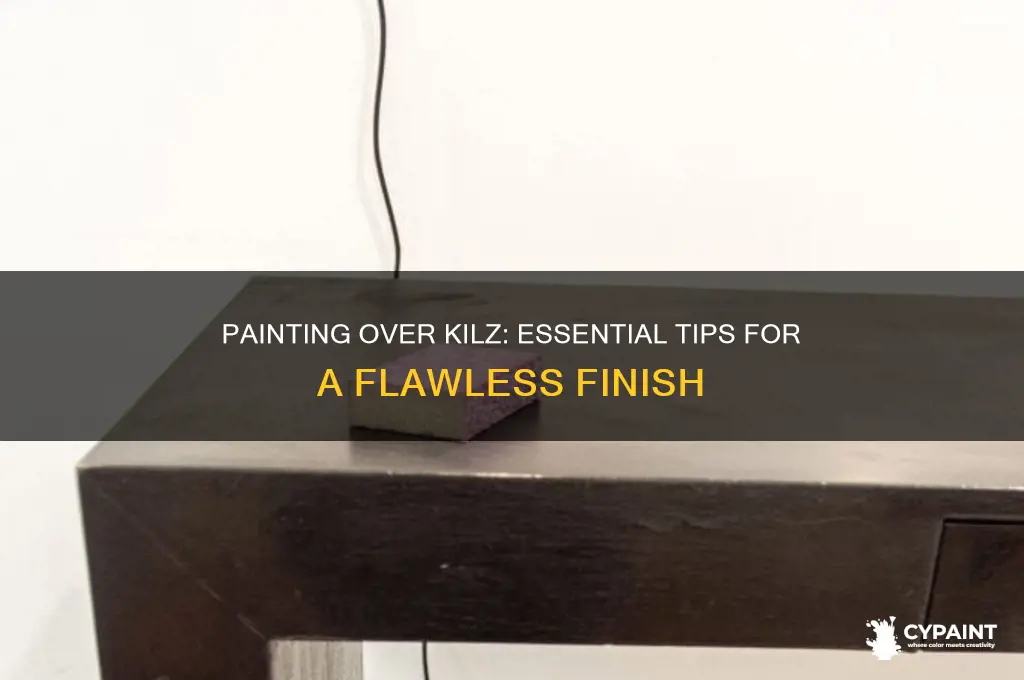 do you have to paint over kilz