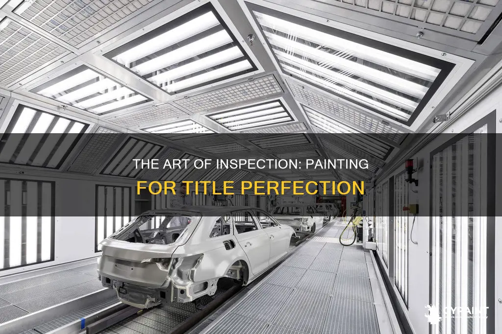 do you have to paint part for title inspection