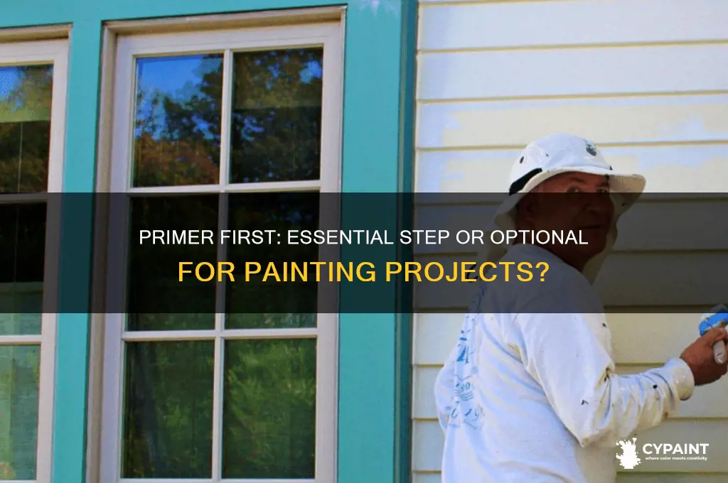 do you have to paint primer first