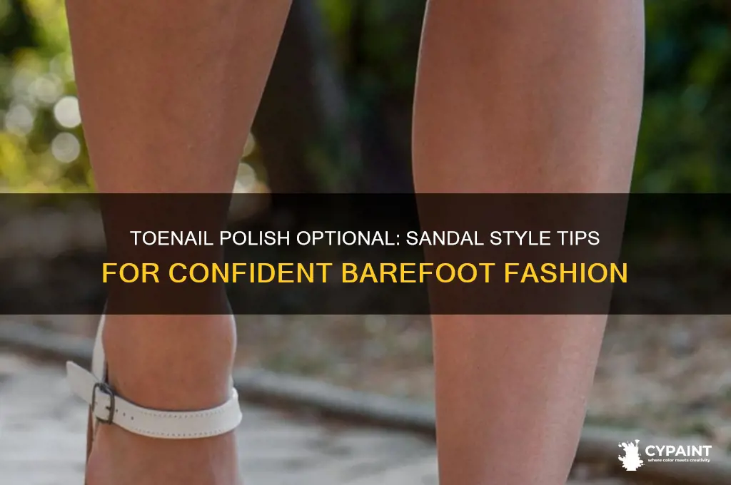 do you have to paint your toenails to wear sandals