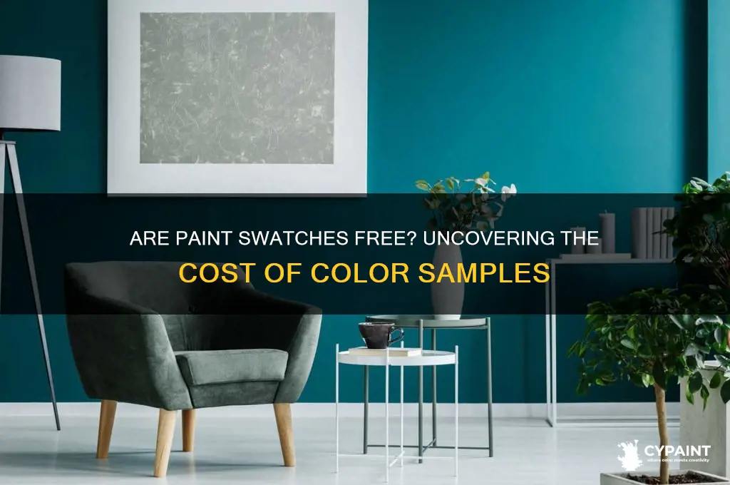 do you have to pay for paint swatches