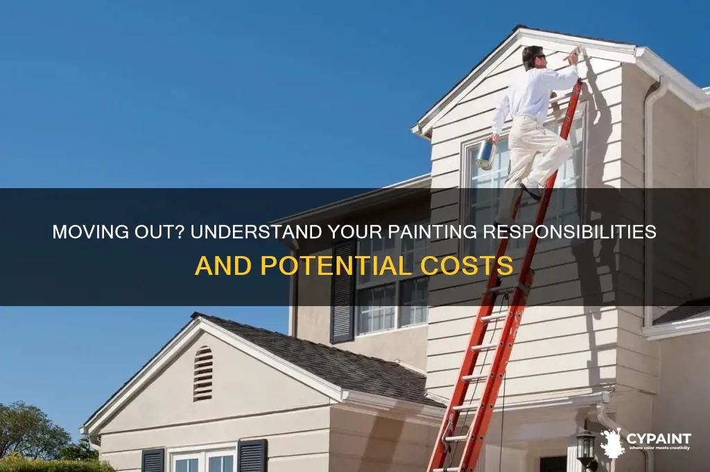 do you have to pay for painting when move out