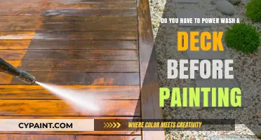 Should You Power Wash Your Deck Before Painting? Essential Prep Tips
