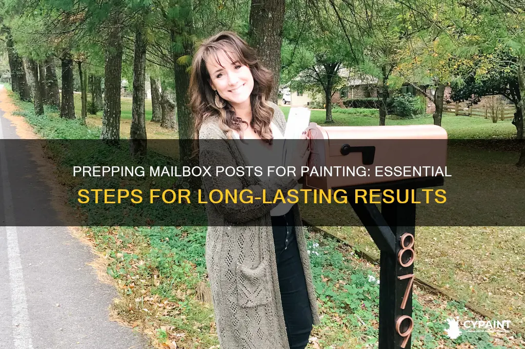 do you have to prep a mailbox post to paint