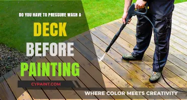 Pressure Washing Your Deck: Essential Prep Step Before Painting?
