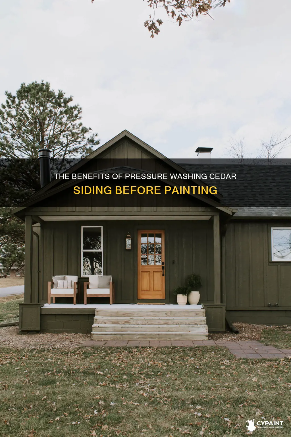 do you have to pressurewas cedar siding before painting