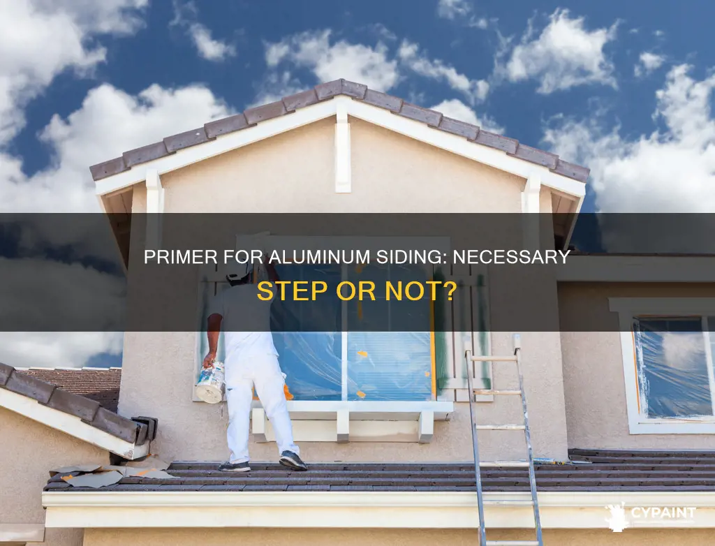 do you have to prime aluminum siding before painting