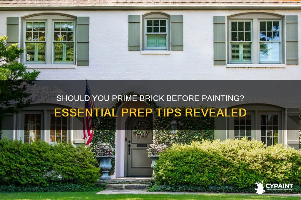 do you have to prime brick before you paint it