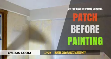 Drywall Patch: Prime or Paint First?