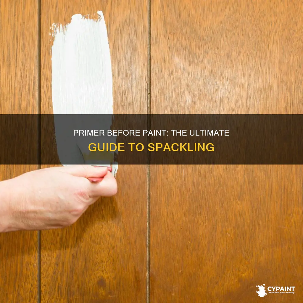 do you have to prime over spackle before painting