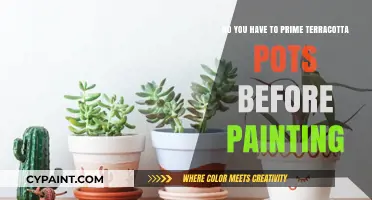 Terracotta Pot Painting: Prime First, Then Paint?