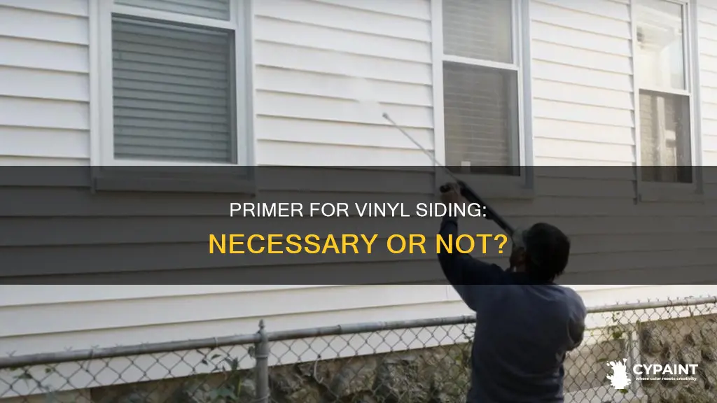 do you have to prime vinyl siding before painting