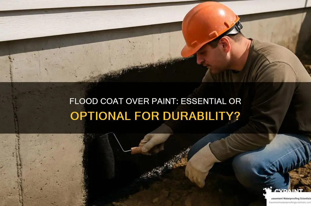 do you have to put a flood coat over paint