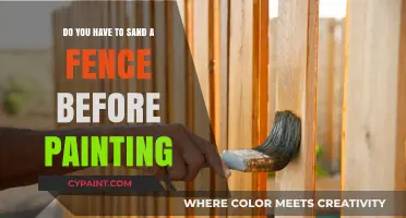 The Best Way to Paint a Fence: Sanding First?
