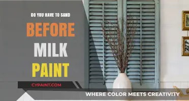 Sanding Before Milk Paint: Essential Prep or Optional Step?