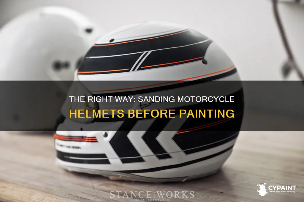 do you have to sand before painting a helmet