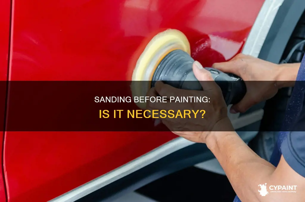 do you have to sand before painting over paint